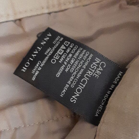 ANNTAYLOR BOARDWALK Shorts Tan sz 4‎ - Picture 3 of 10